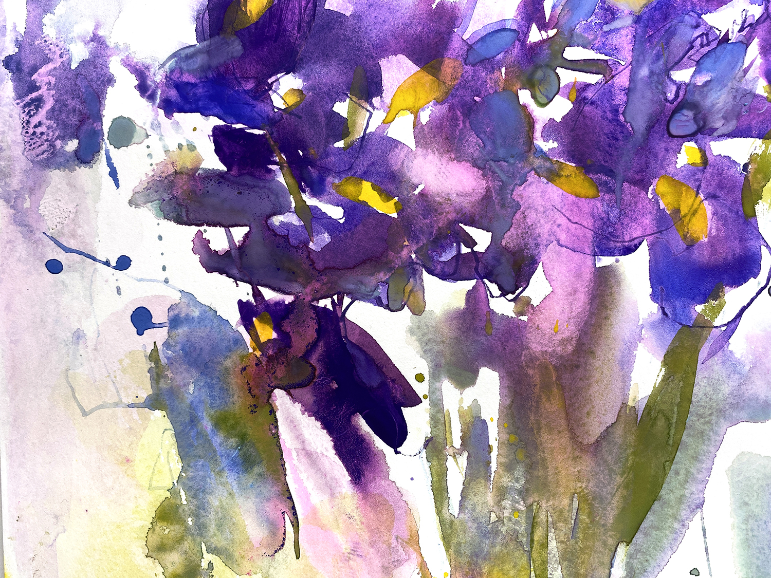 watercolour floral painting
